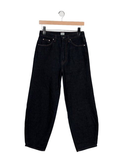 TOTEME High-Rise Straight Leg Jeans