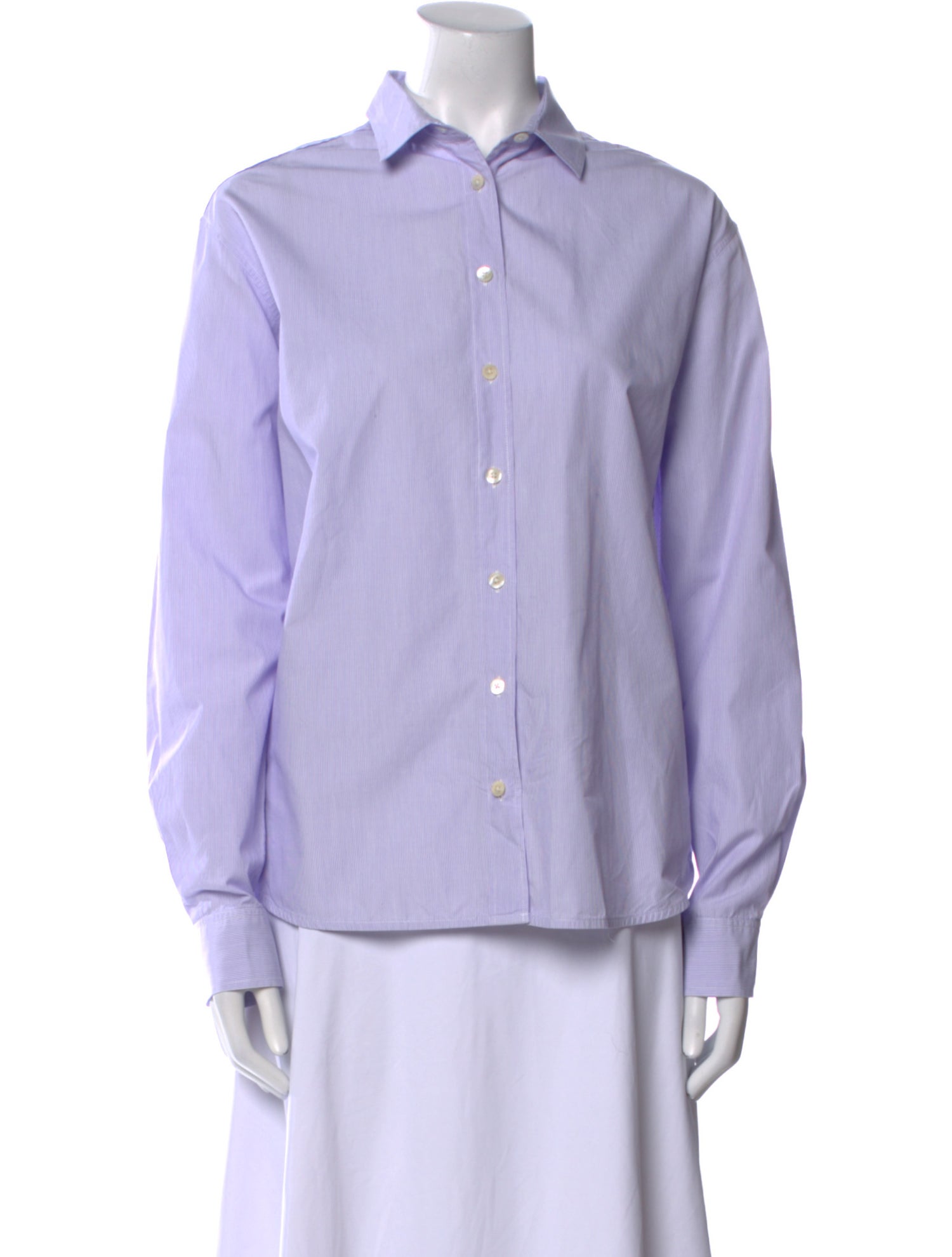 TOTEME Long Sleeve Button-Up Top