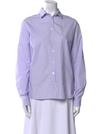 TOTEME Long Sleeve Button-Up Top