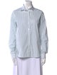 TOTEME Signature Cotton Shirt Striped Button-Up Top
