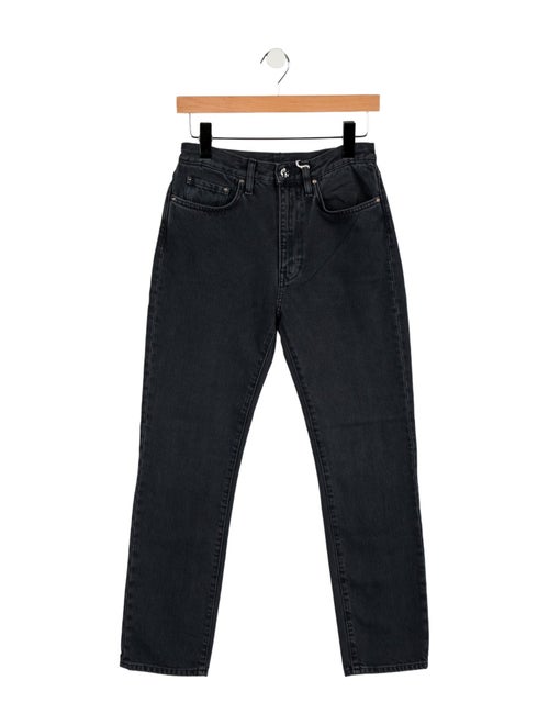 TOTEME Mid-Rise Straight Leg Jeans