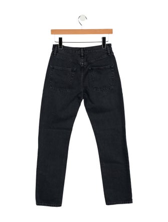 TOTEME Mid-Rise Straight Leg Jeans