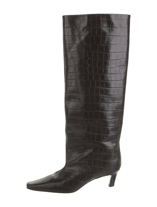 TOTEME Embossed Leather Boots