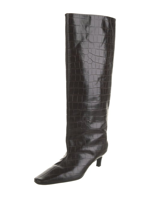 TOTEME Embossed Leather Boots