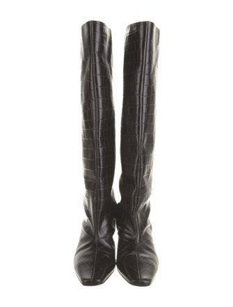 TOTEME Embossed Leather Boots