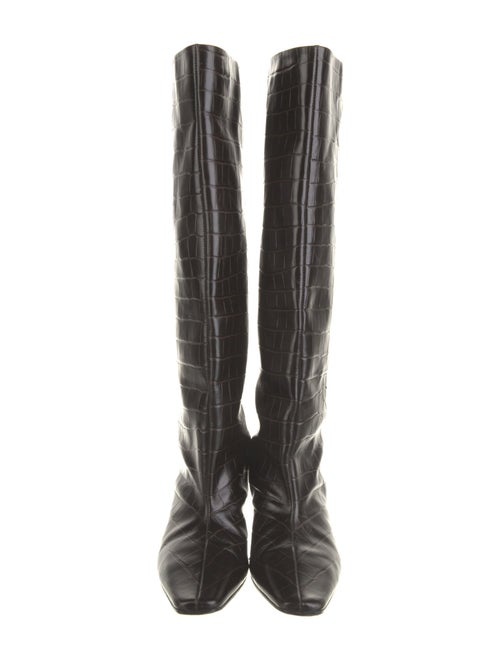 TOTEME Embossed Leather Boots