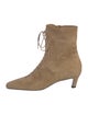 TOTEME Suede Lace-Up Boots