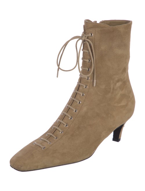 TOTEME Suede Lace-Up Boots
