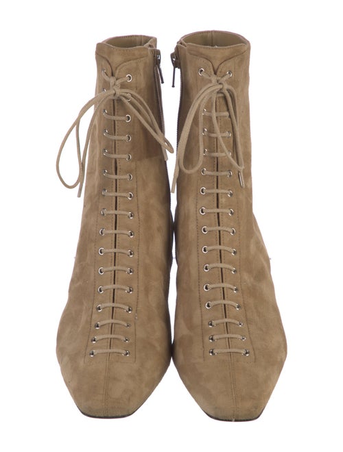 TOTEME Suede Lace-Up Boots