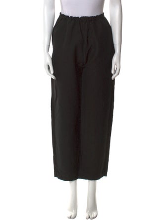 TOTEME Stretch Linen Slacks Wide Leg Pants