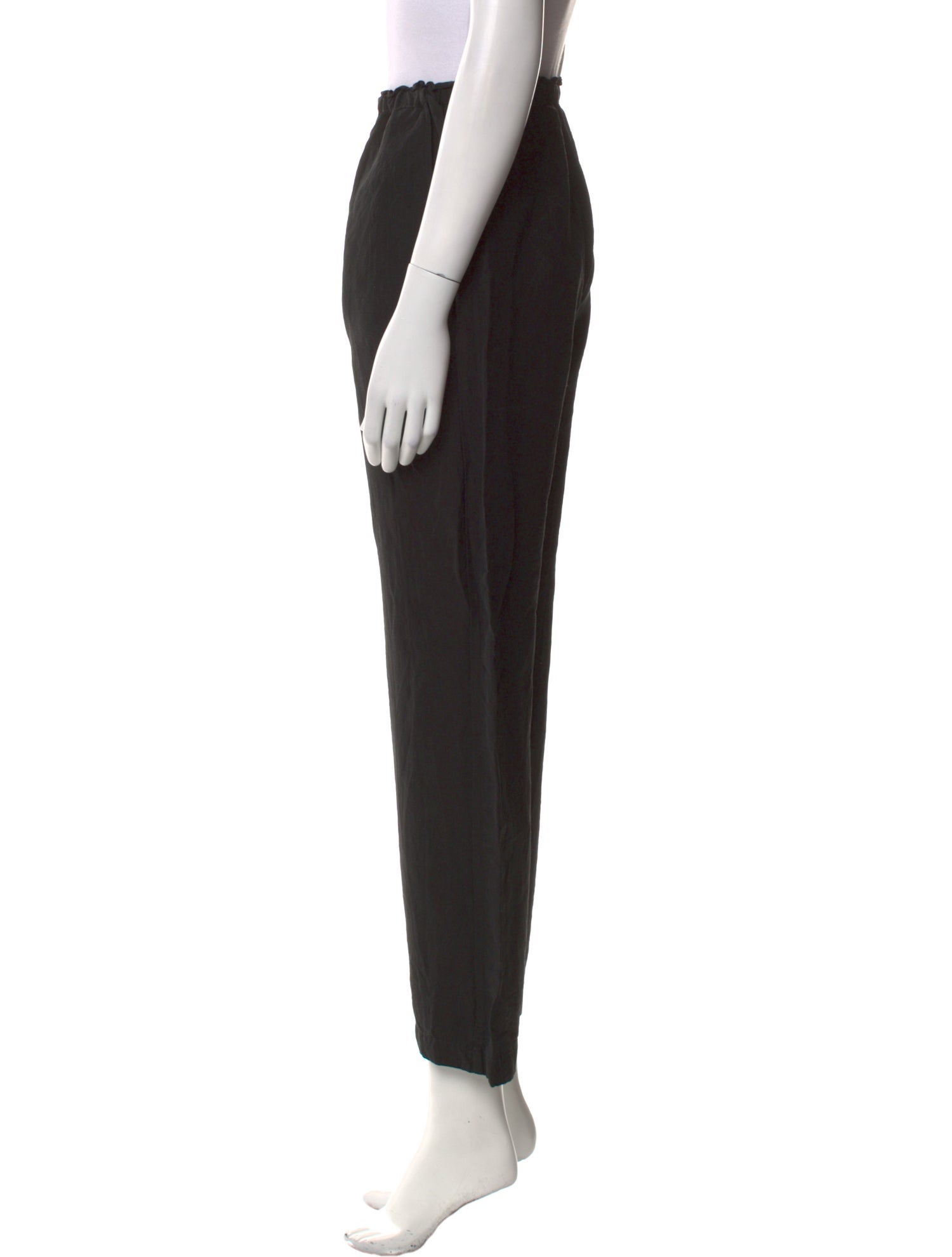 TOTEME Stretch Linen Slacks Wide Leg Pants