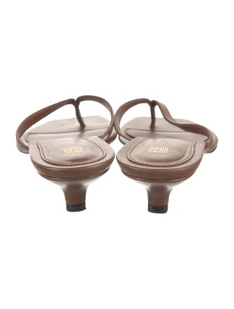 TOTEME Leather Slides