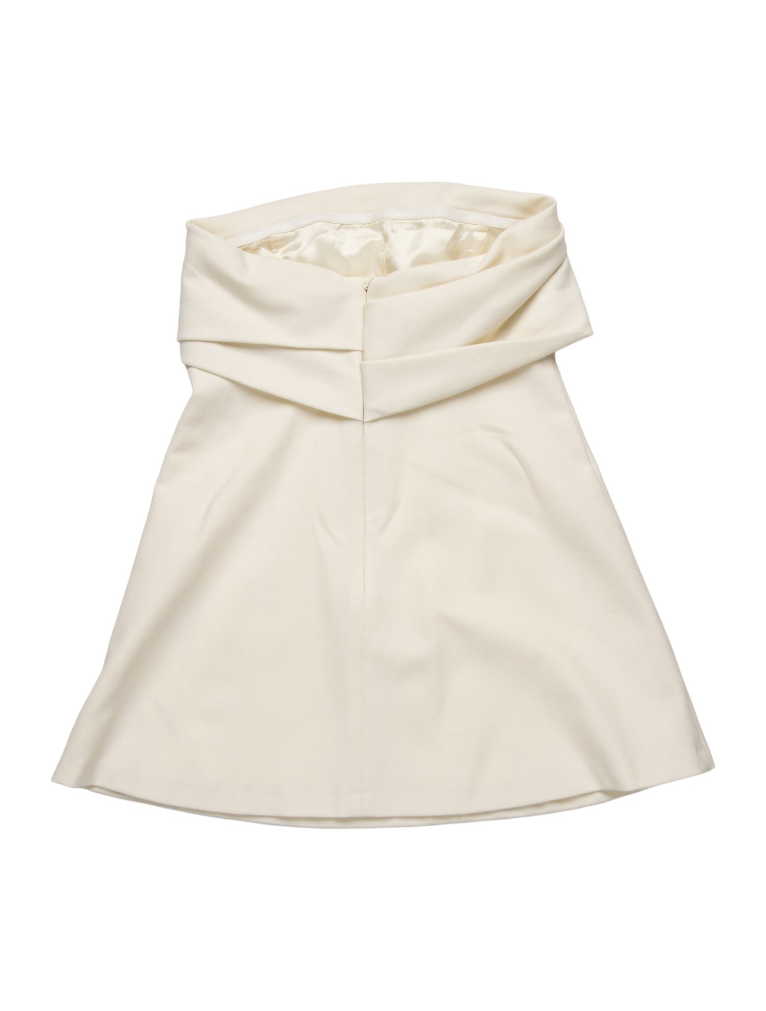 TOTEME Wool Crepe Band Tube Strapless Crop Top