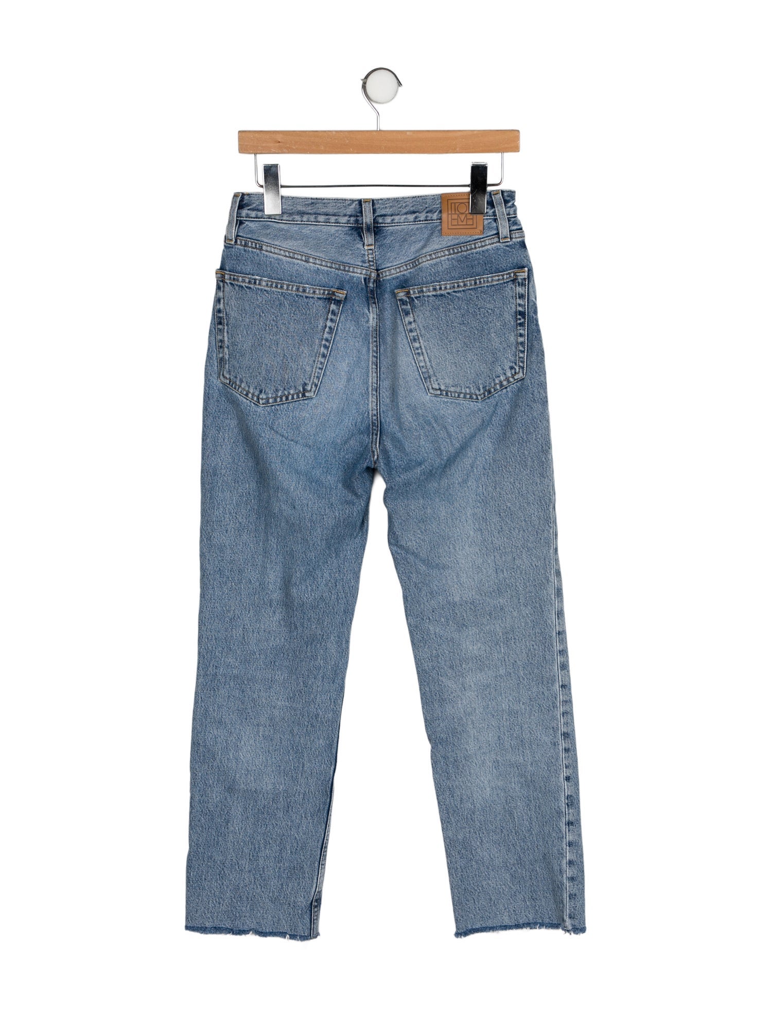 TOTEME Classic Cut Denim Straight Leg Jeans