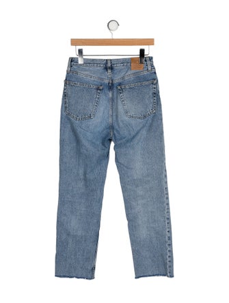 TOTEME Classic Cut Denim Straight Leg Jeans