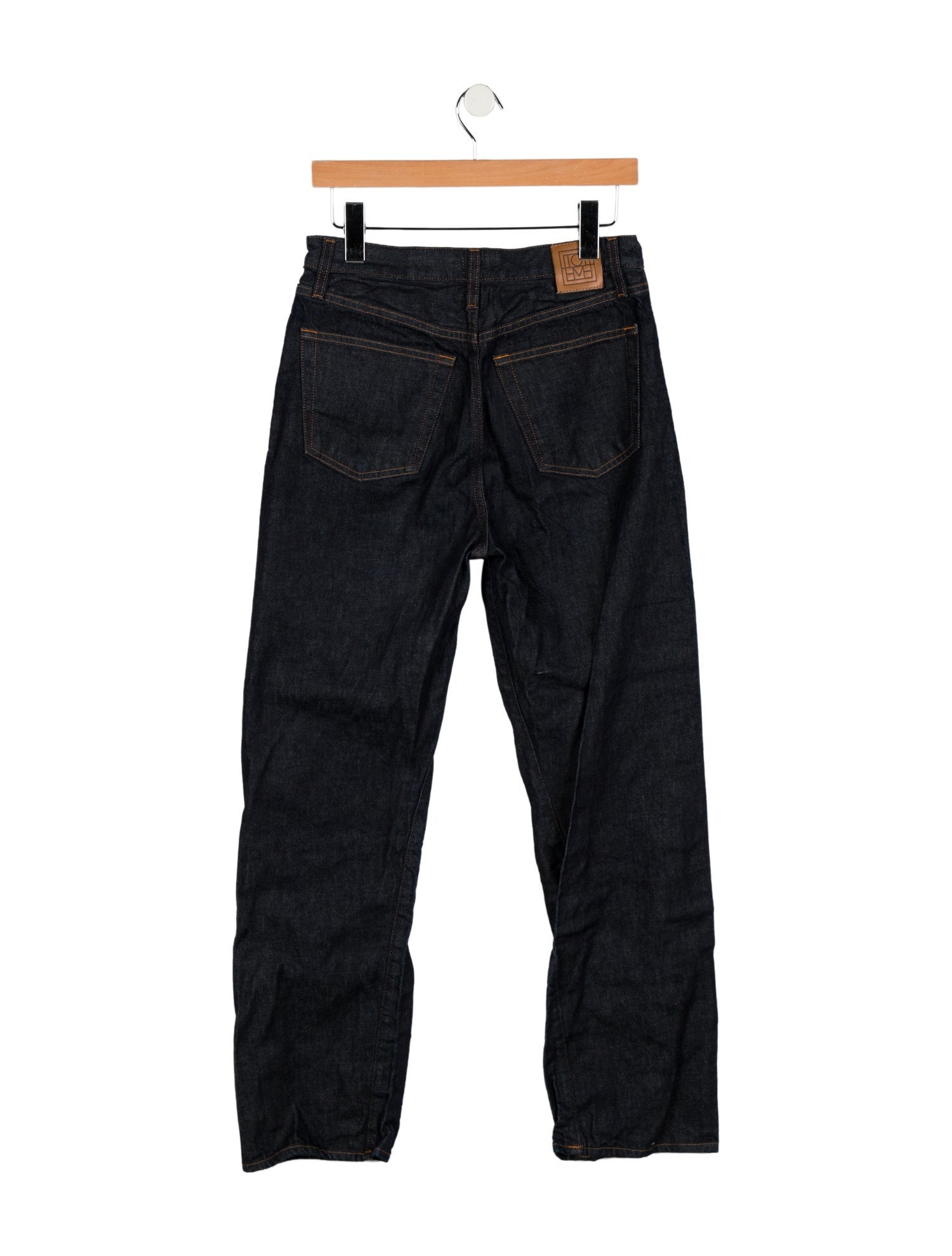 TOTEME High-Rise Straight Leg Jeans