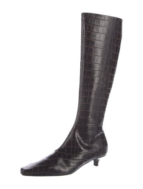 TOTEME Embossed Leather Boots