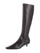 TOTEME Embossed Leather Boots