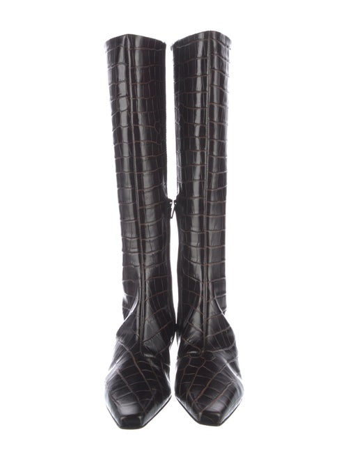 TOTEME Embossed Leather Boots