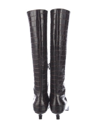 TOTEME Embossed Leather Boots