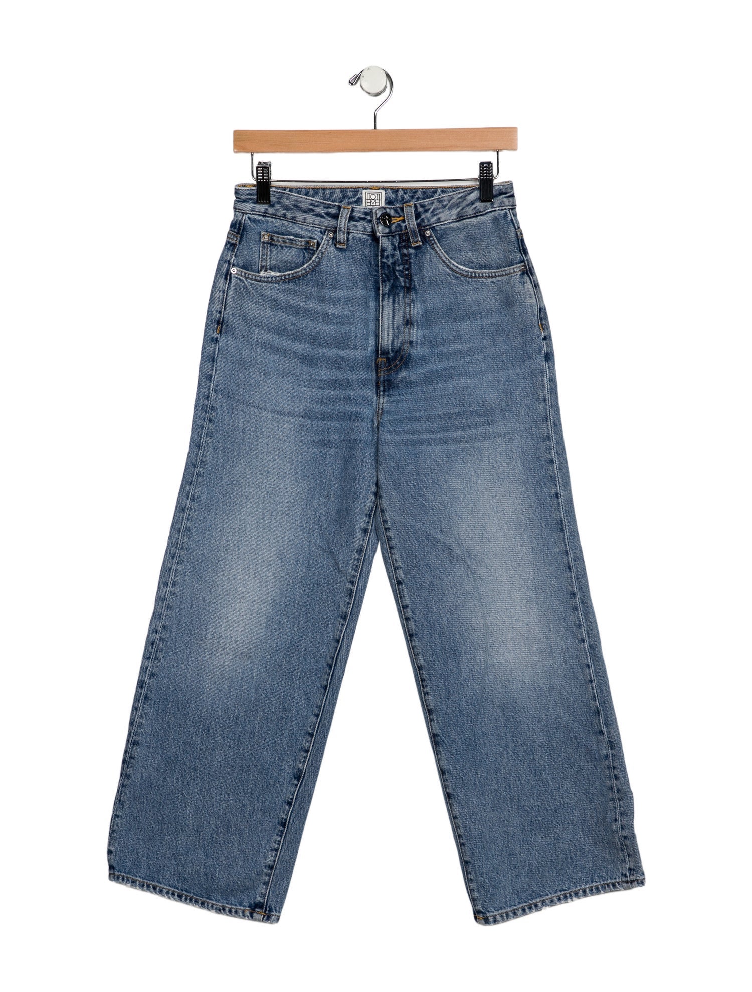 TOTEME High-Rise Wide Leg Jeans