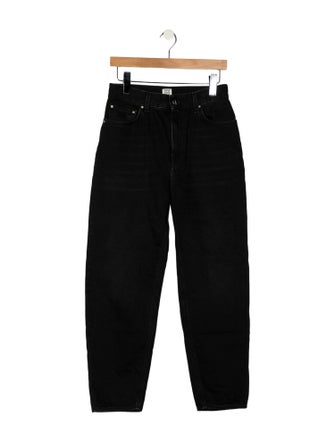 TOTEME High-Rise Straight Leg Jeans