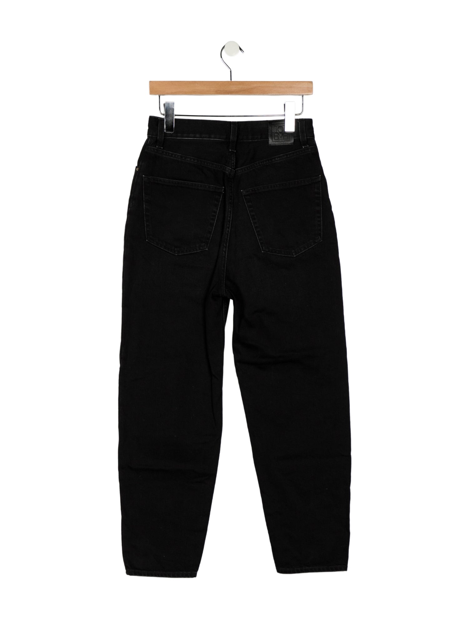TOTEME High-Rise Straight Leg Jeans