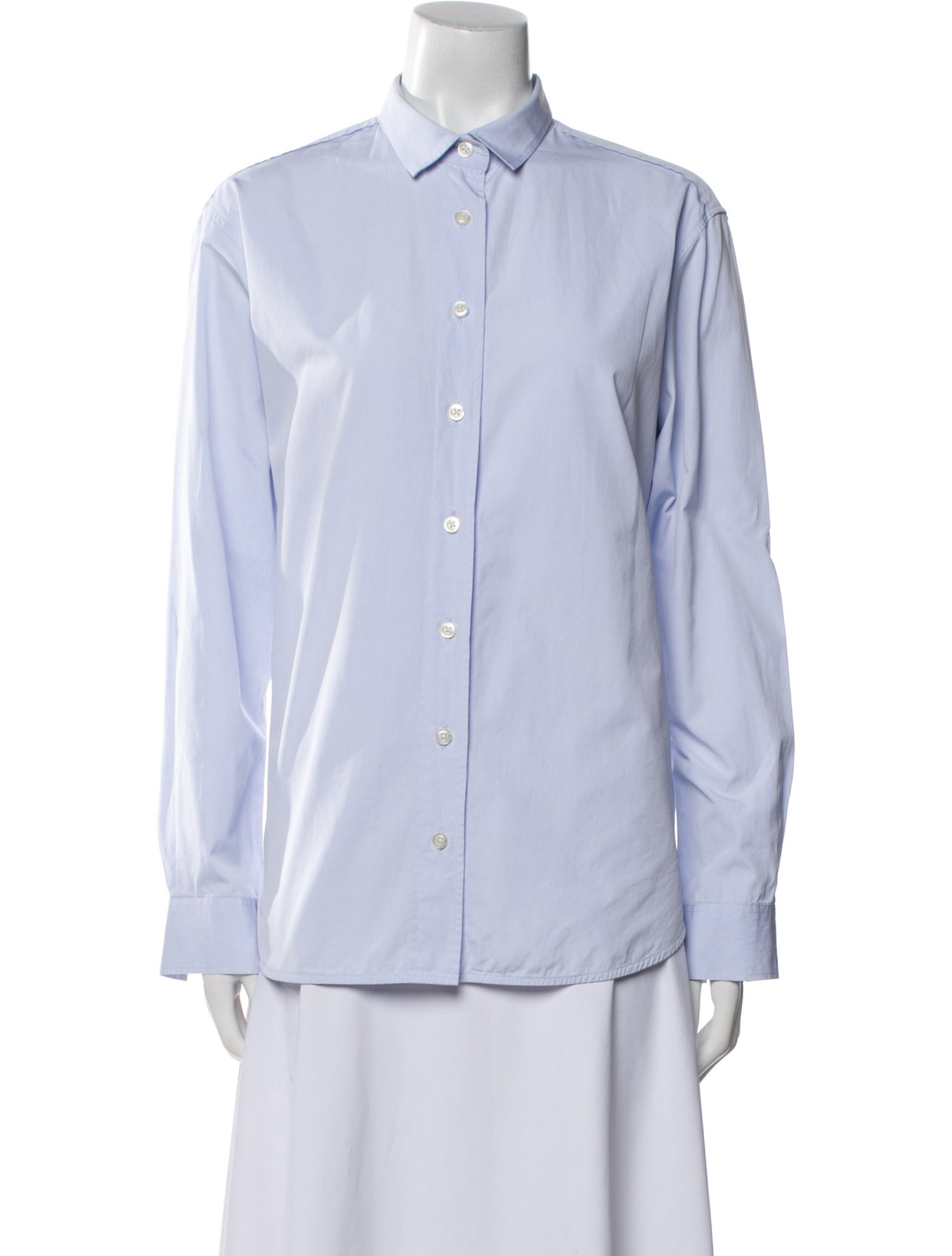 TOTEME Long Sleeve Button-Up Top