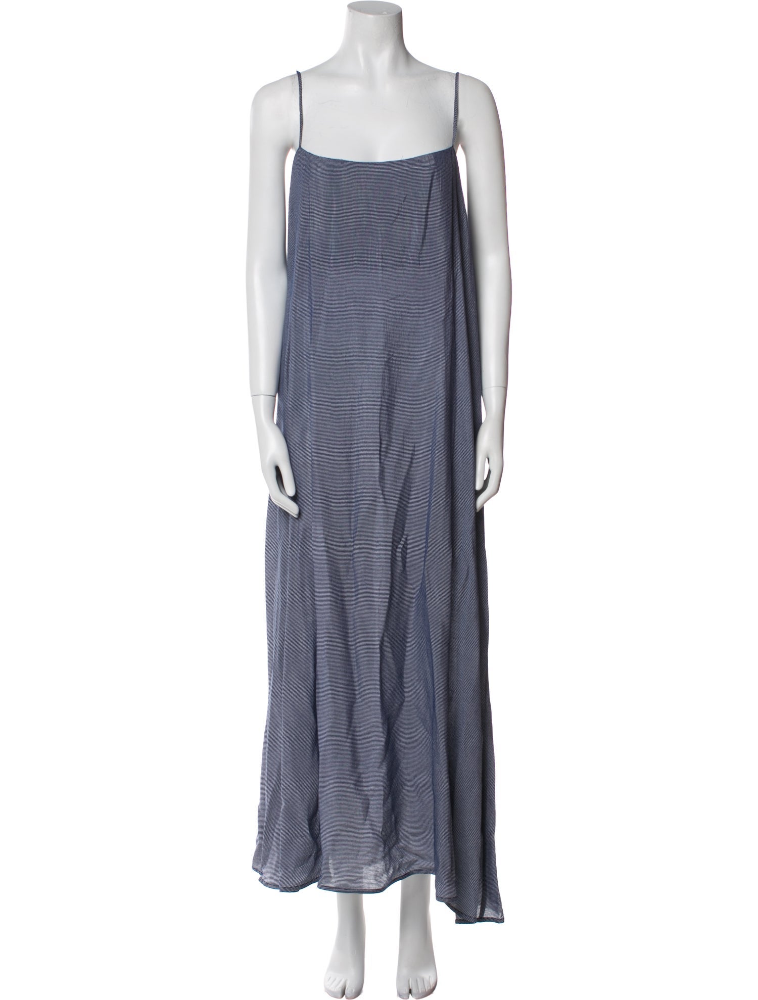 TOTEME Mini Stripe Silk Dress Long Dress