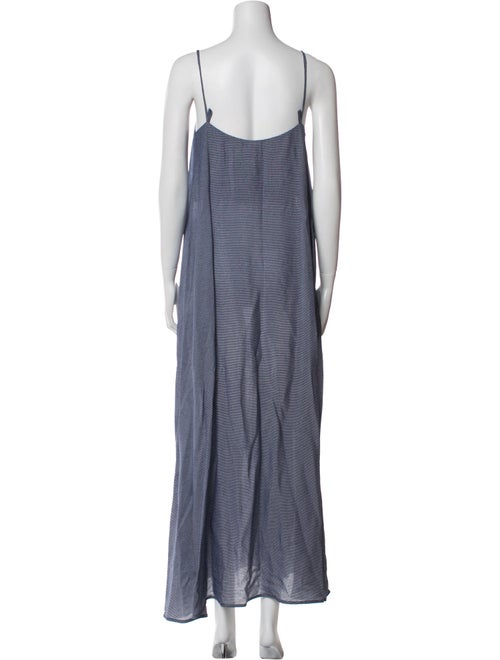 TOTEME Mini Stripe Silk Dress Long Dress