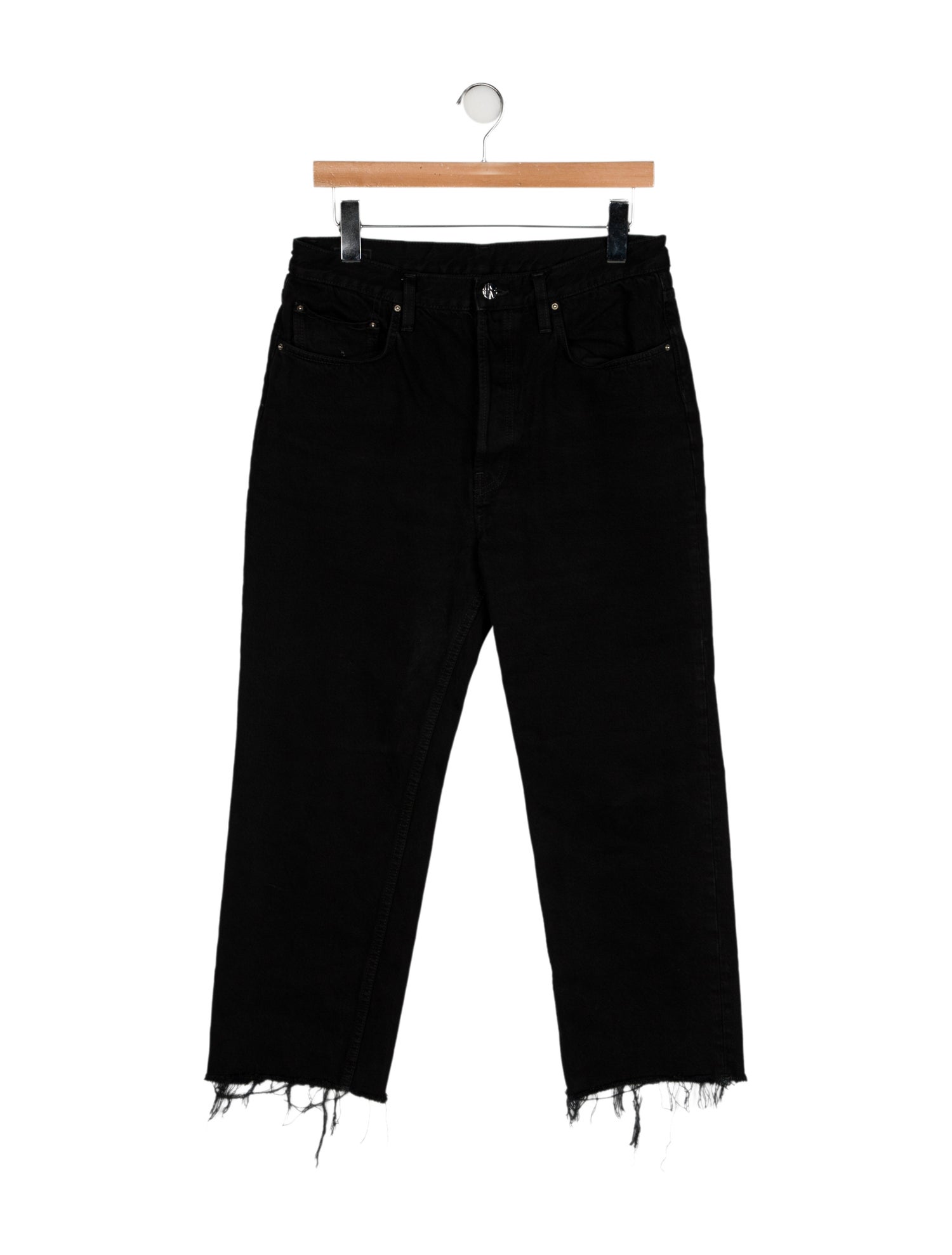 TOTEME High-Rise Straight Leg Jeans