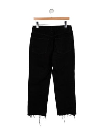 TOTEME High-Rise Straight Leg Jeans