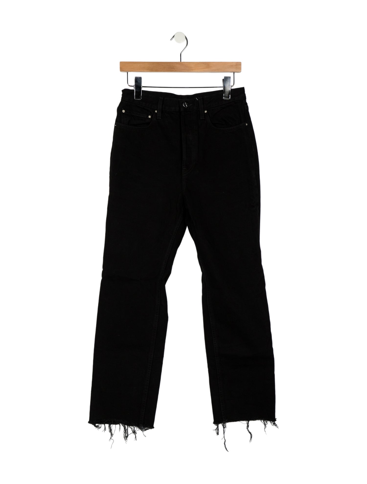 TOTEME High-Rise Straight Leg Jeans