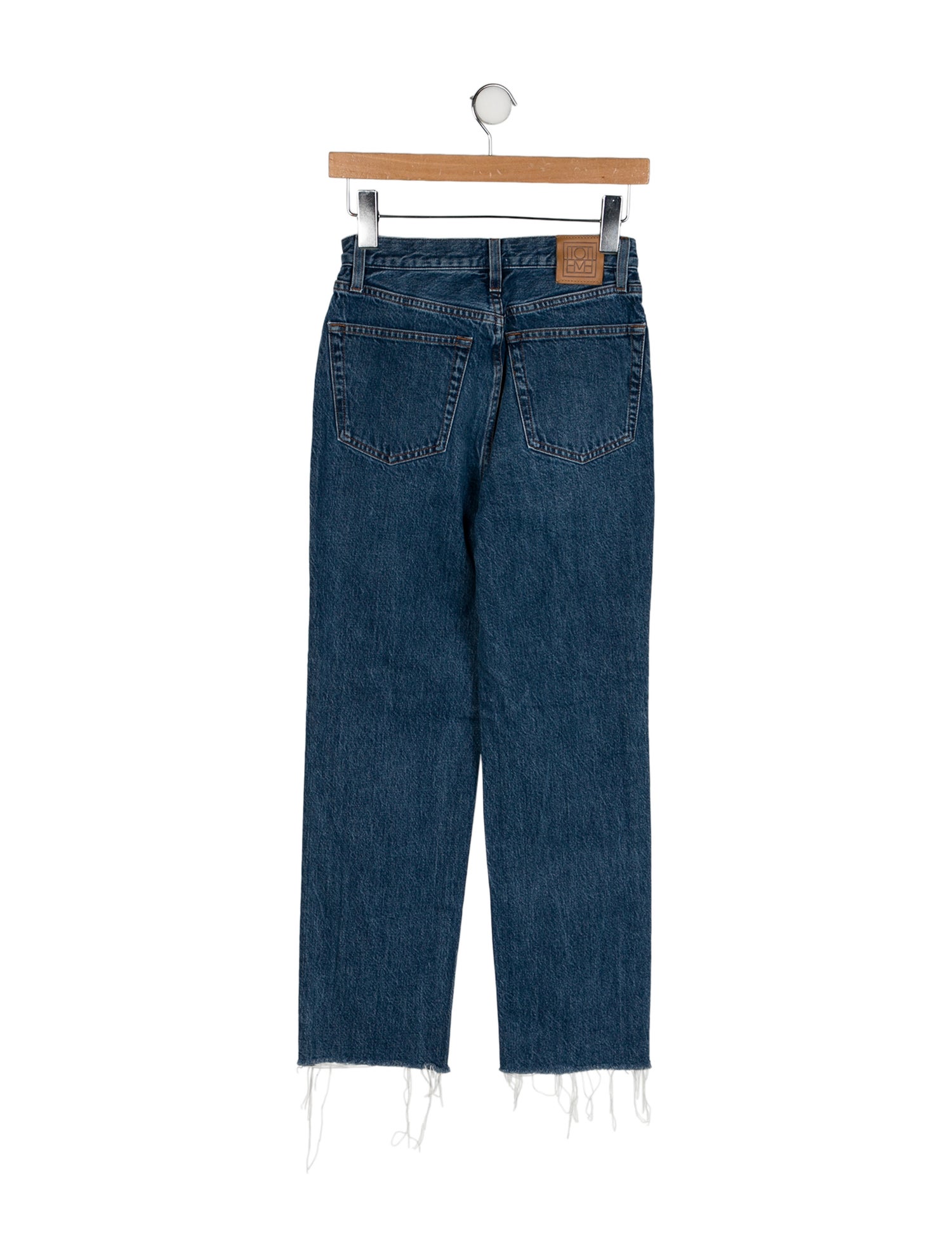 TOTEME Mid-Rise Straight Leg Jeans