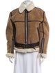 TOTEME Aviator Shearling Faux Fur Jacket