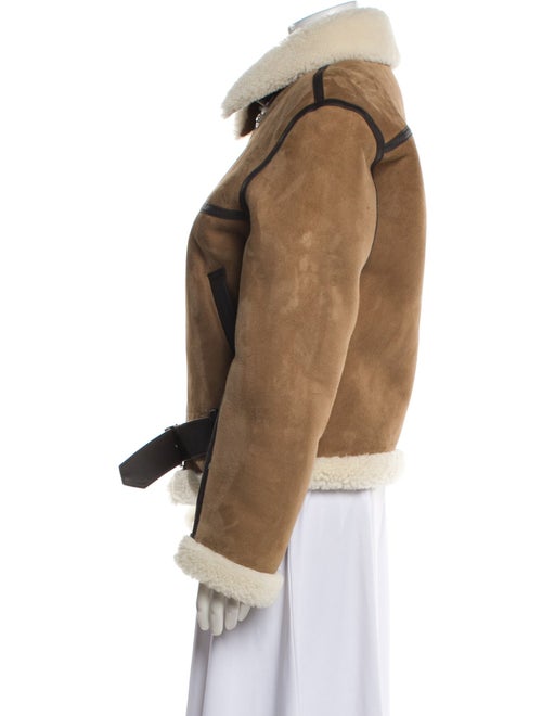TOTEME Aviator Shearling Faux Fur Jacket