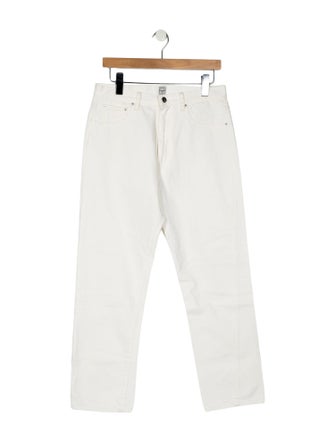 TOTEME High-Rise Straight Leg Jeans