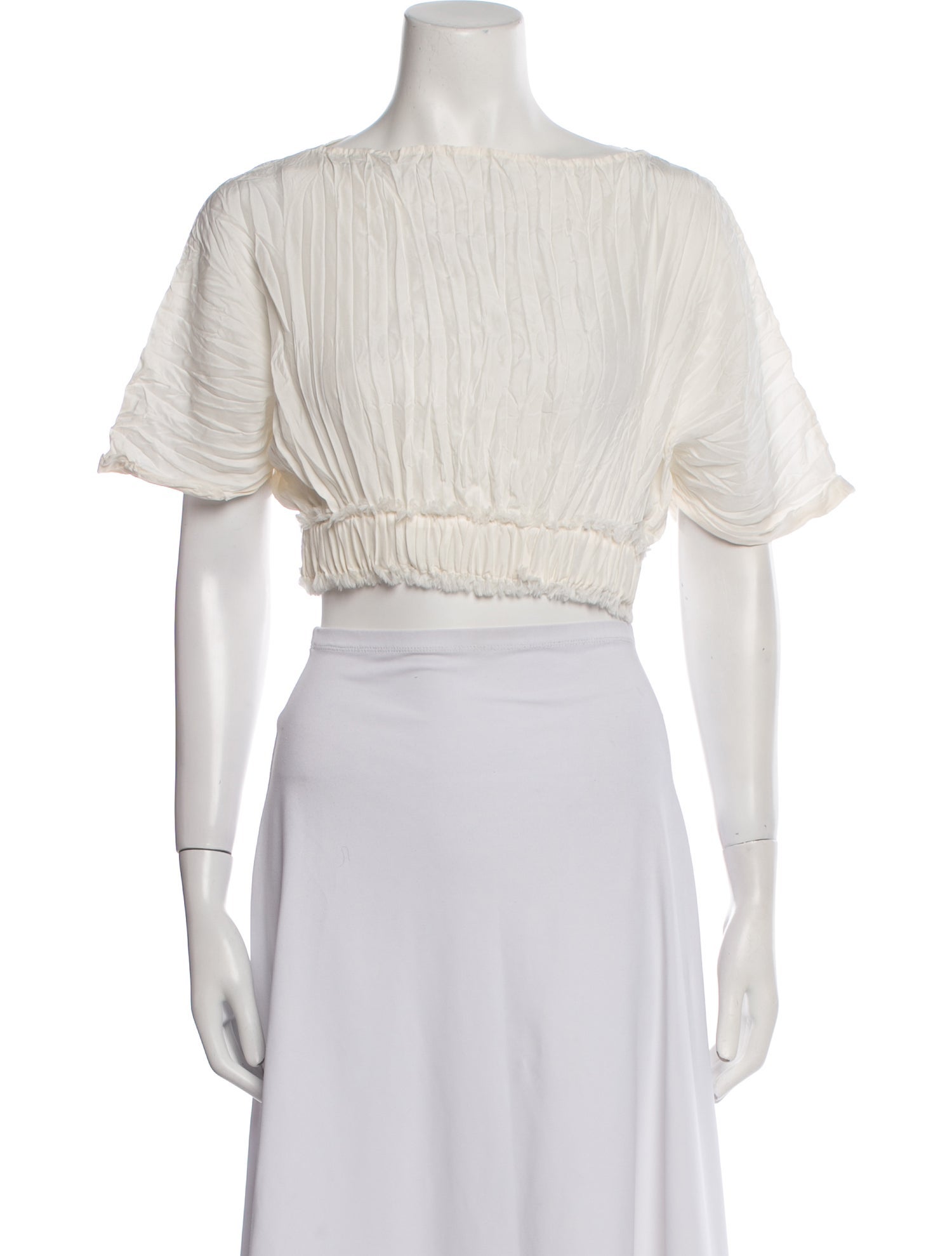 TOTEME Crinkle Silk Crop Top w/ Tags