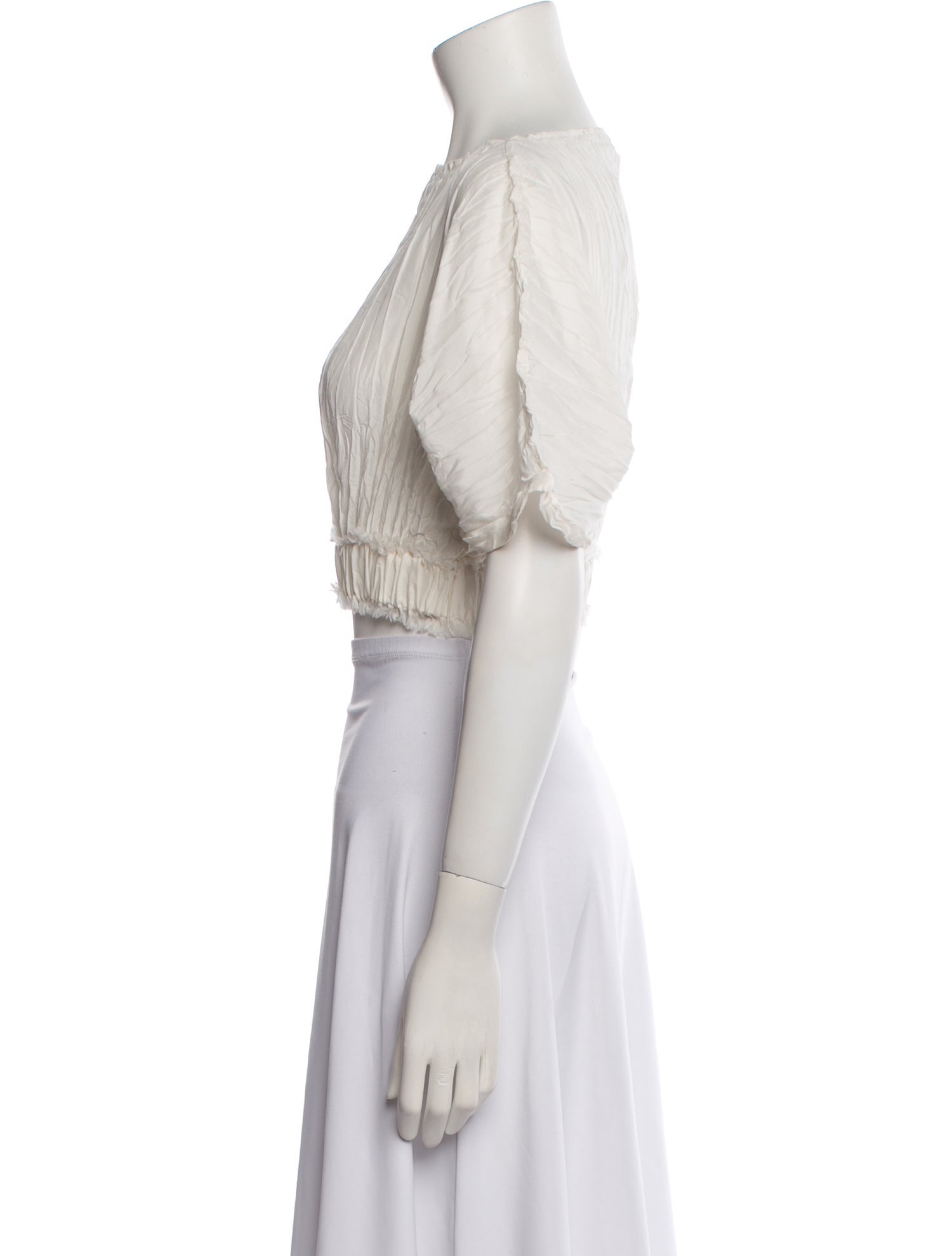 TOTEME Crinkle Silk Crop Top w/ Tags