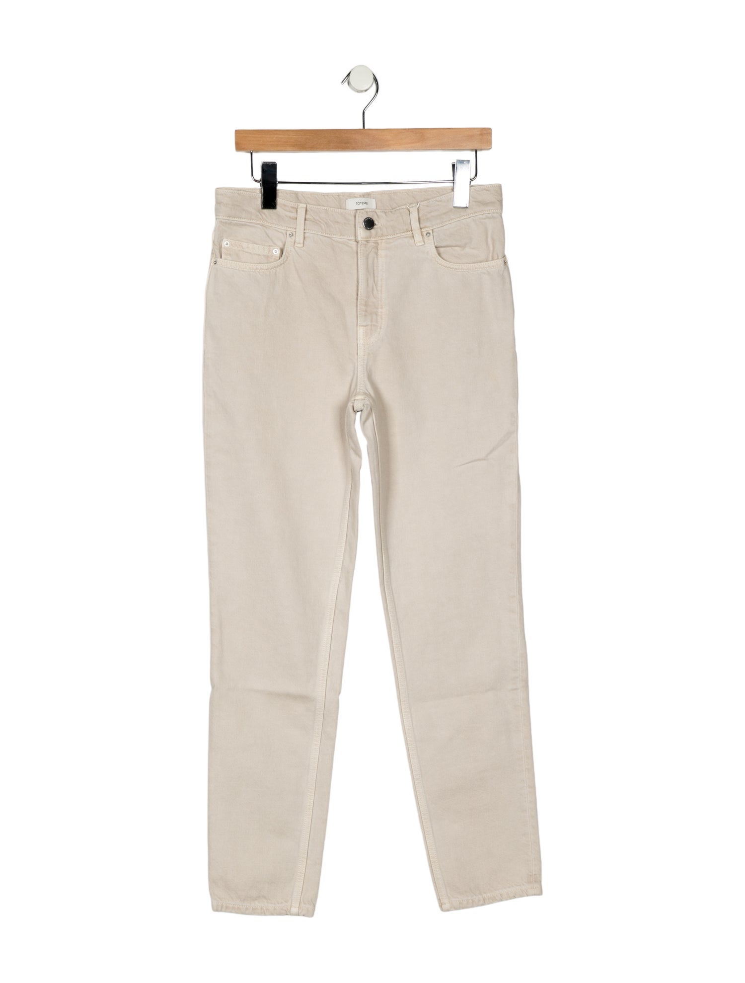TOTEME Mid-Rise Straight Leg Jeans w/ Tags