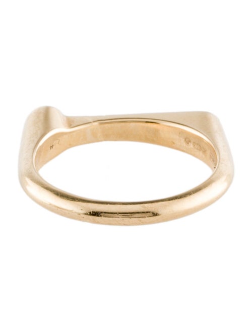 TOTEME 18K Diamond Midi Signet Ring