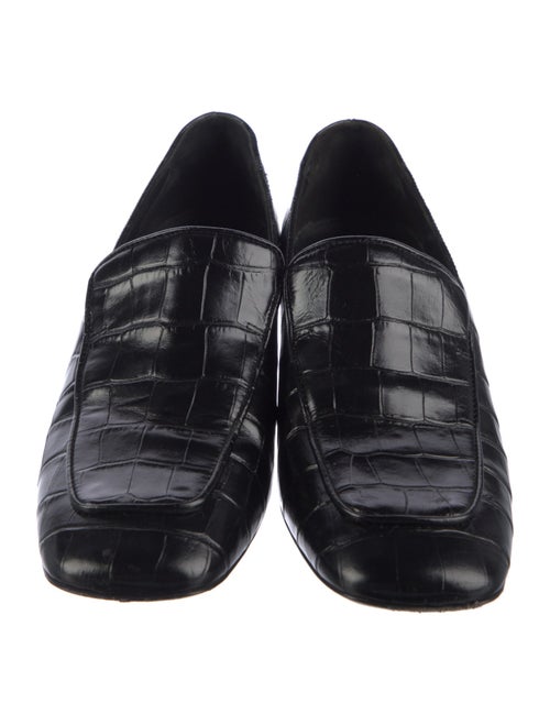 TOTEME Embossed Leather Pumps