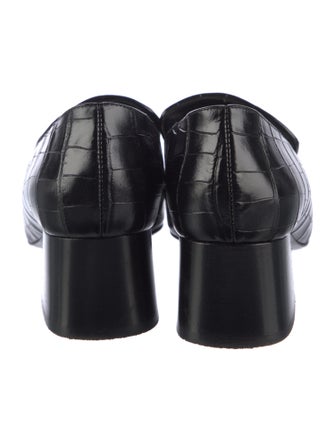 TOTEME Embossed Leather Pumps