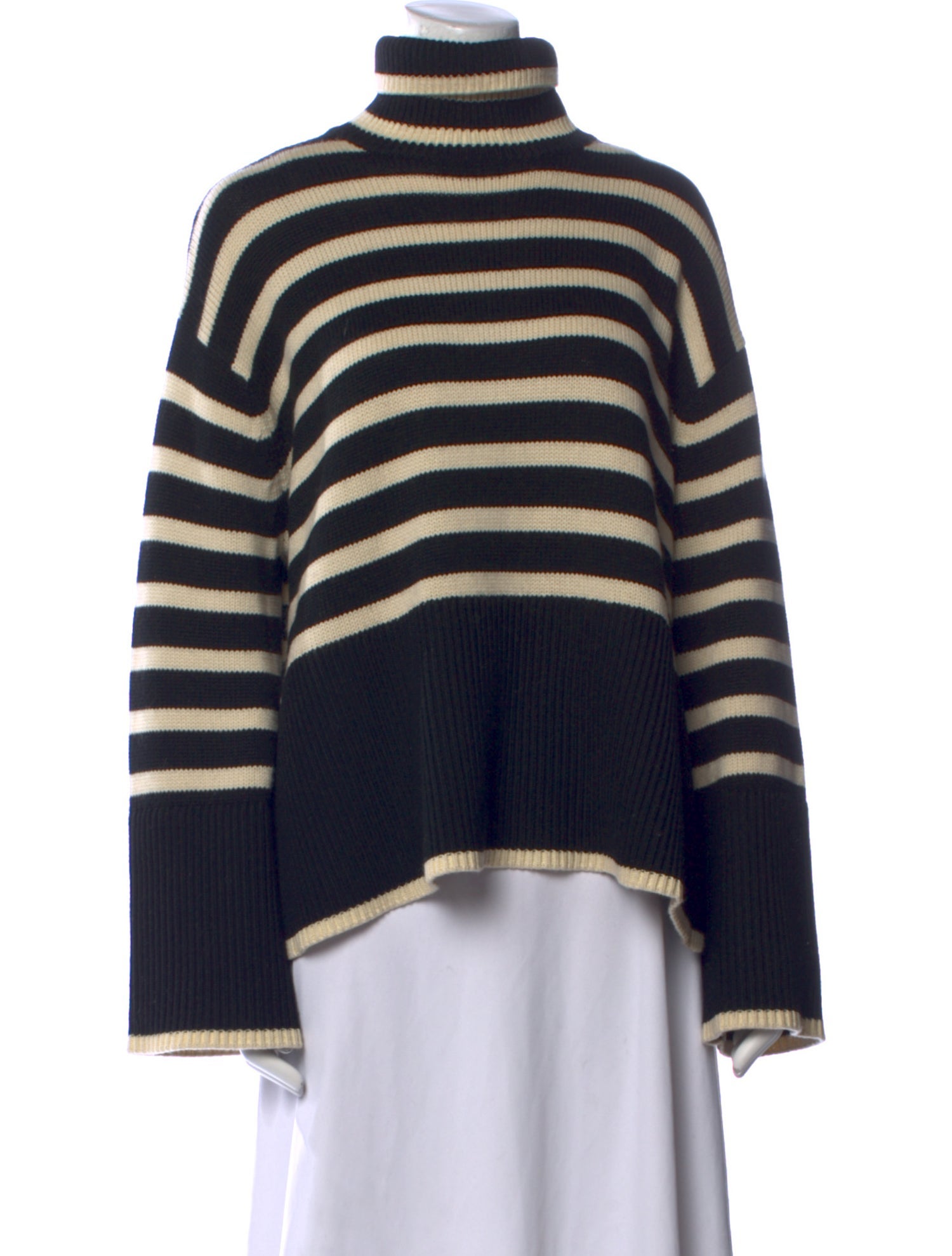 TOTEME Striped Turtleneck Sweater