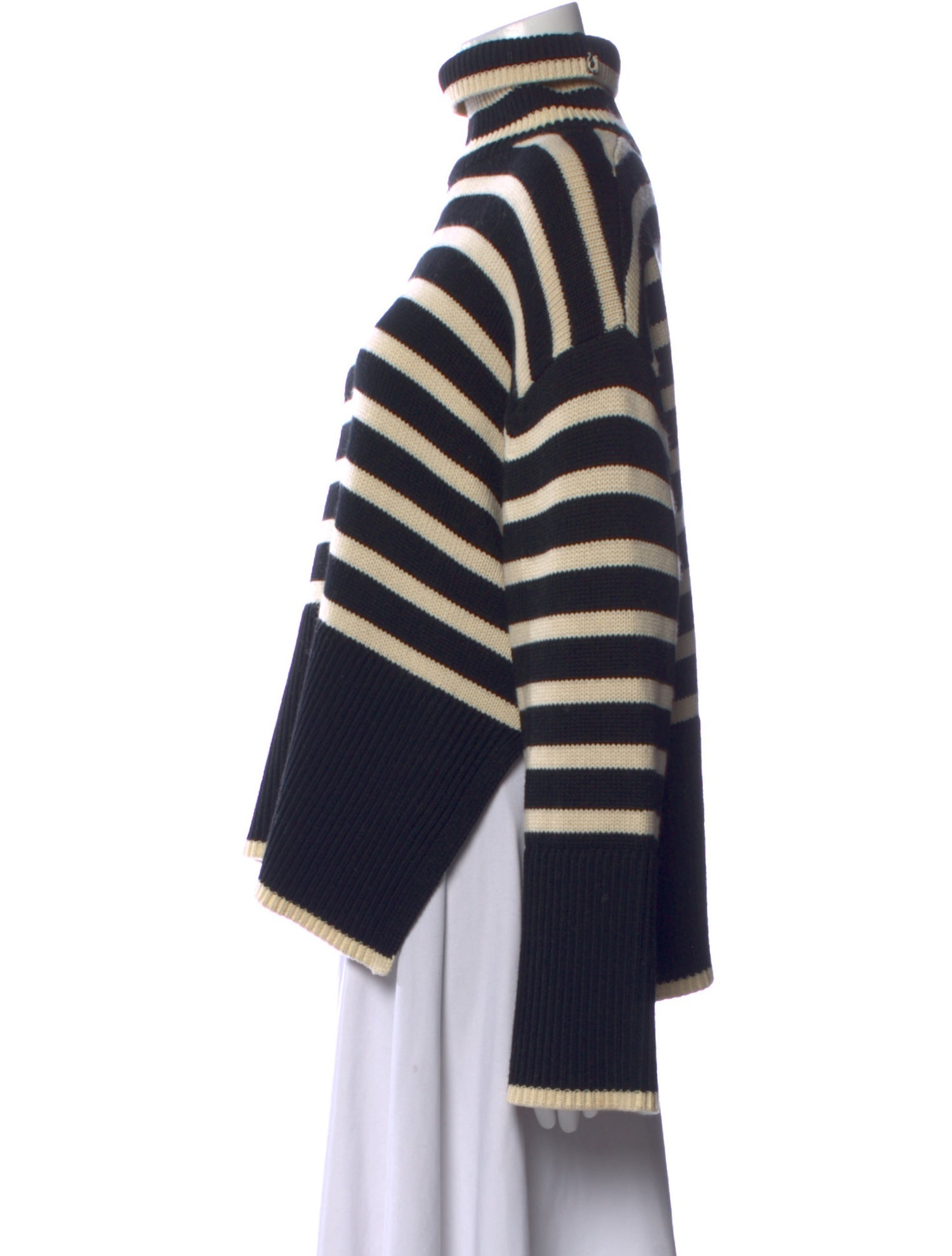 TOTEME Striped Turtleneck Sweater