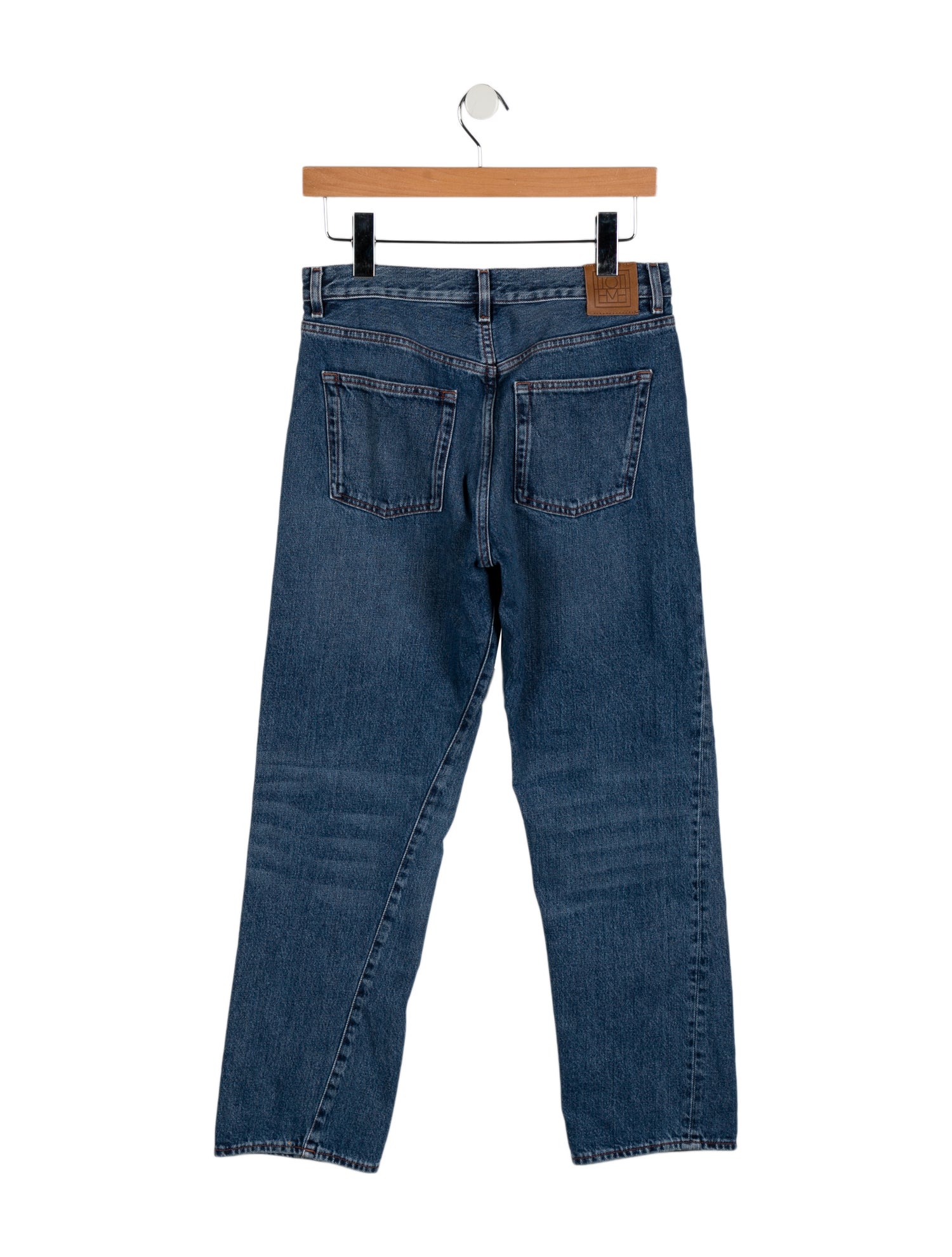 TOTEME High-Rise Straight Leg Jeans