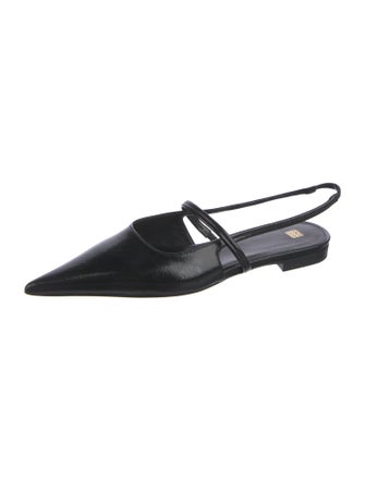 TOTEME Leather Slingback Flats