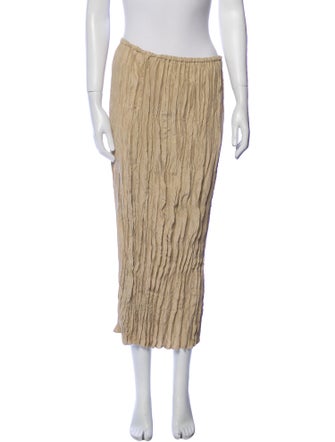 TOTEME Crinkled Midi Skirt Midi Length Skirt