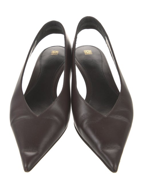 TOTEME Leather Slingback Pumps