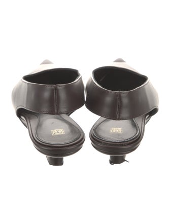 TOTEME Leather Slingback Pumps